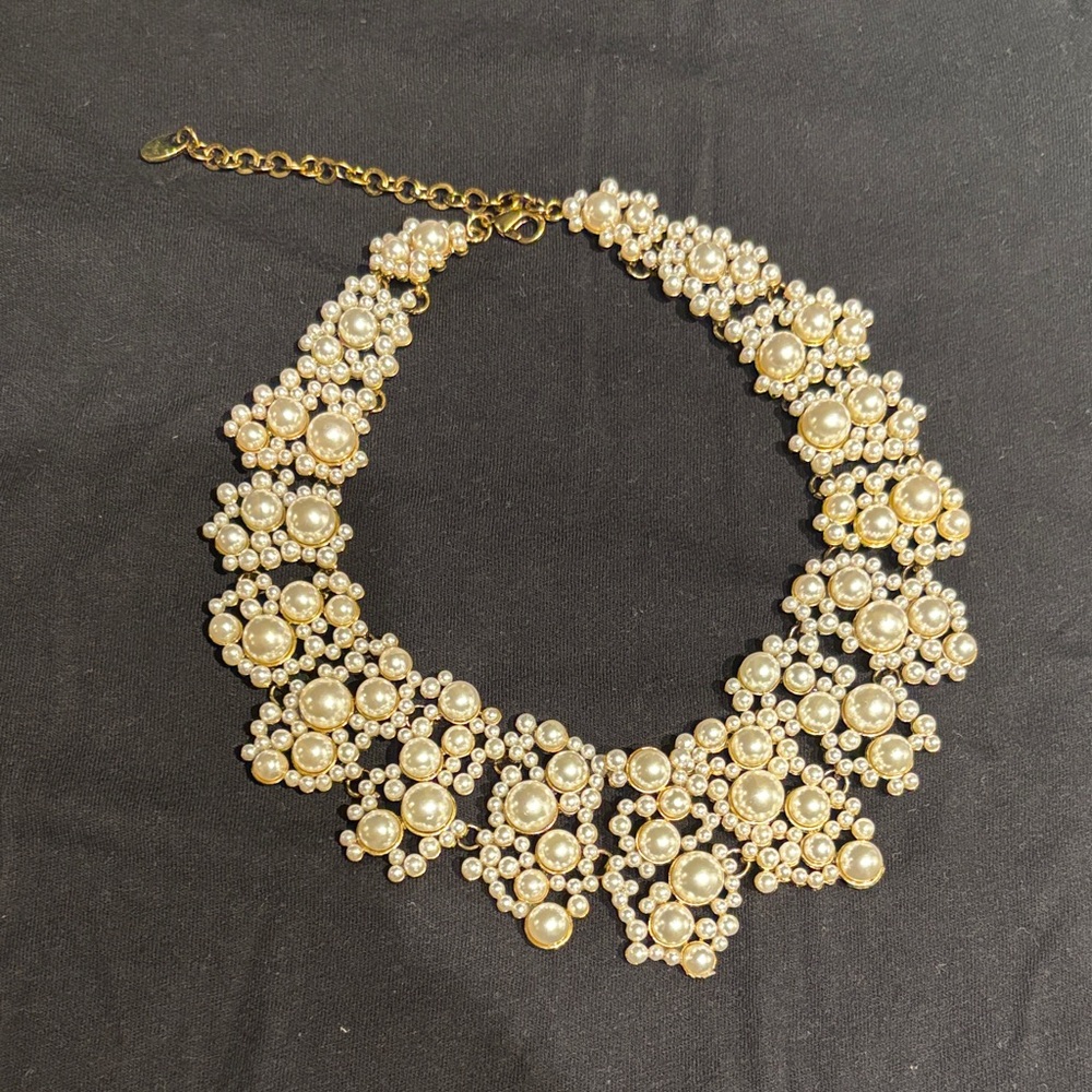Pearl Statement Necklace.